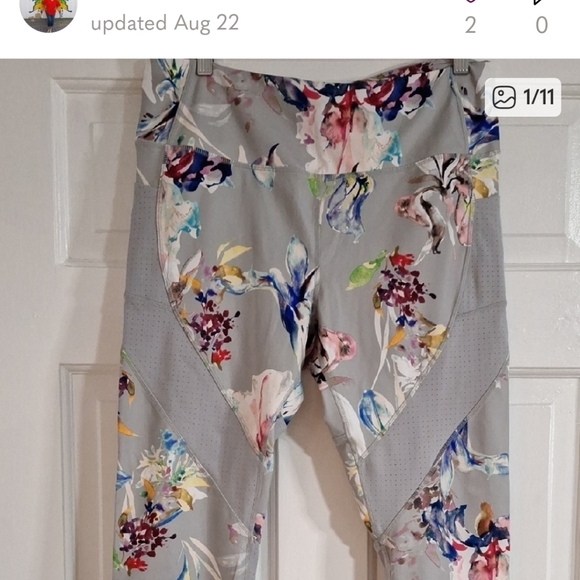 Women's Gray Suede Wedge Sandals - Picture 2 of 2